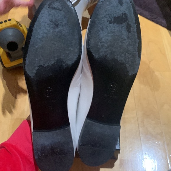 WOMENS CHANEL SIZE 41 BLACK AND WHITE LEATHER BALLET FLATS IN BOX - Picture 11 of 14
